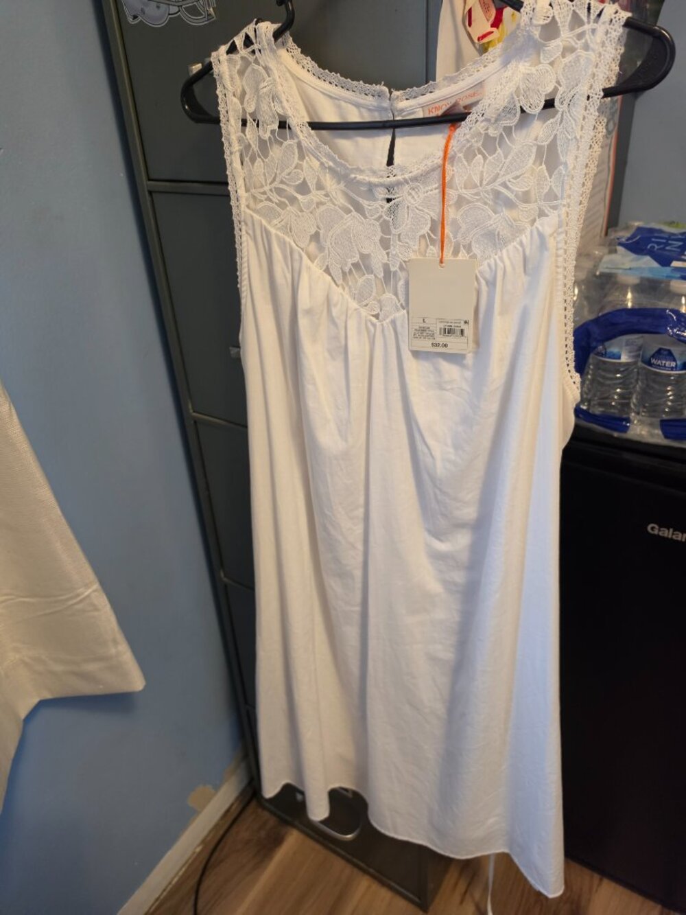 Sleevless Dress, Knoz Rose White